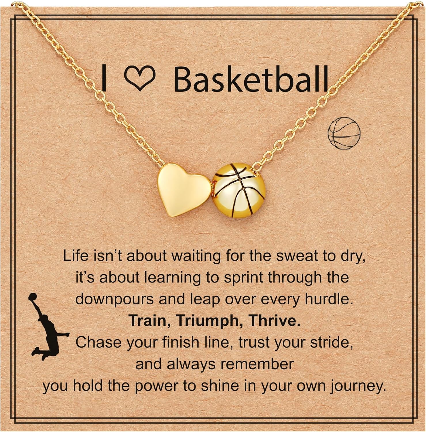 Softball/Soccer/Volleyball/Basketball Necklace for Girls Women, Sports Accessories Jewelry Gift for Lovers 16+3 Inches