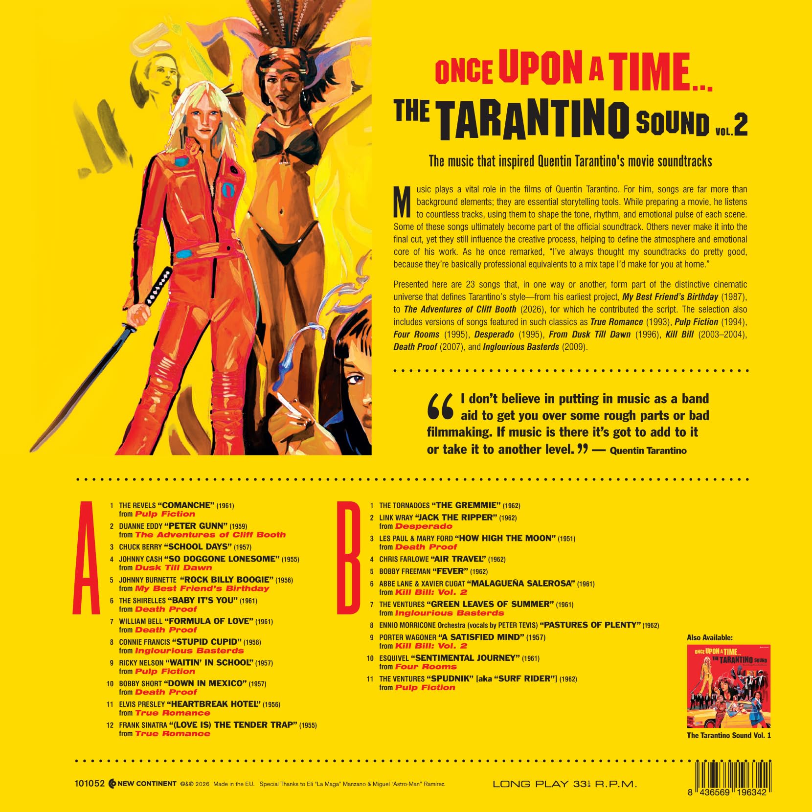 Once Upon A Time… The Tarantino Sound Vol.2 (Colored)