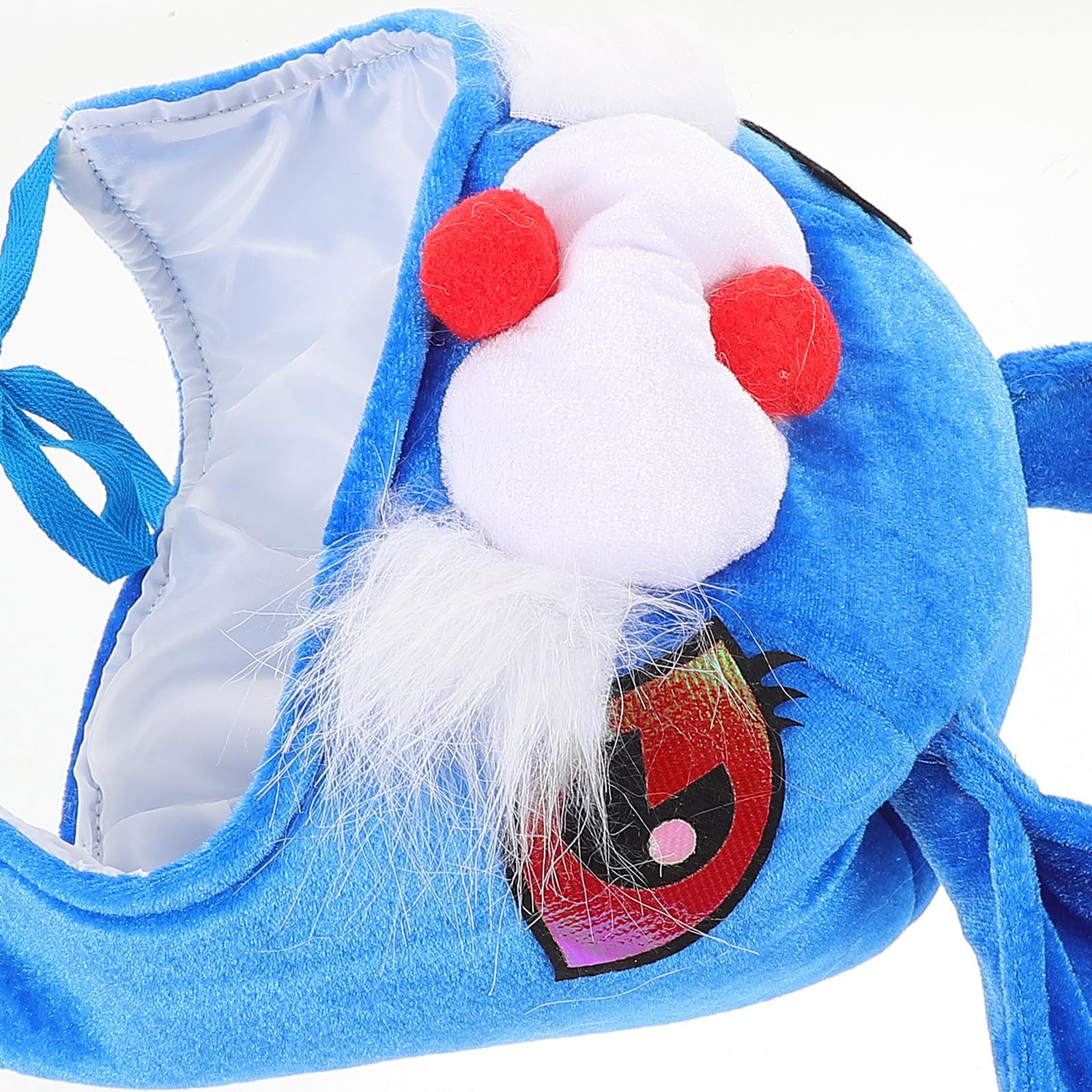 SEWACC 5 Piezas Sombrero de Conejo Azul de Poliéster para Disfraz, Cómodo y Fácil de Limpiar, Adecuado para Fiestas de Halloween y Celebraciones Familiares