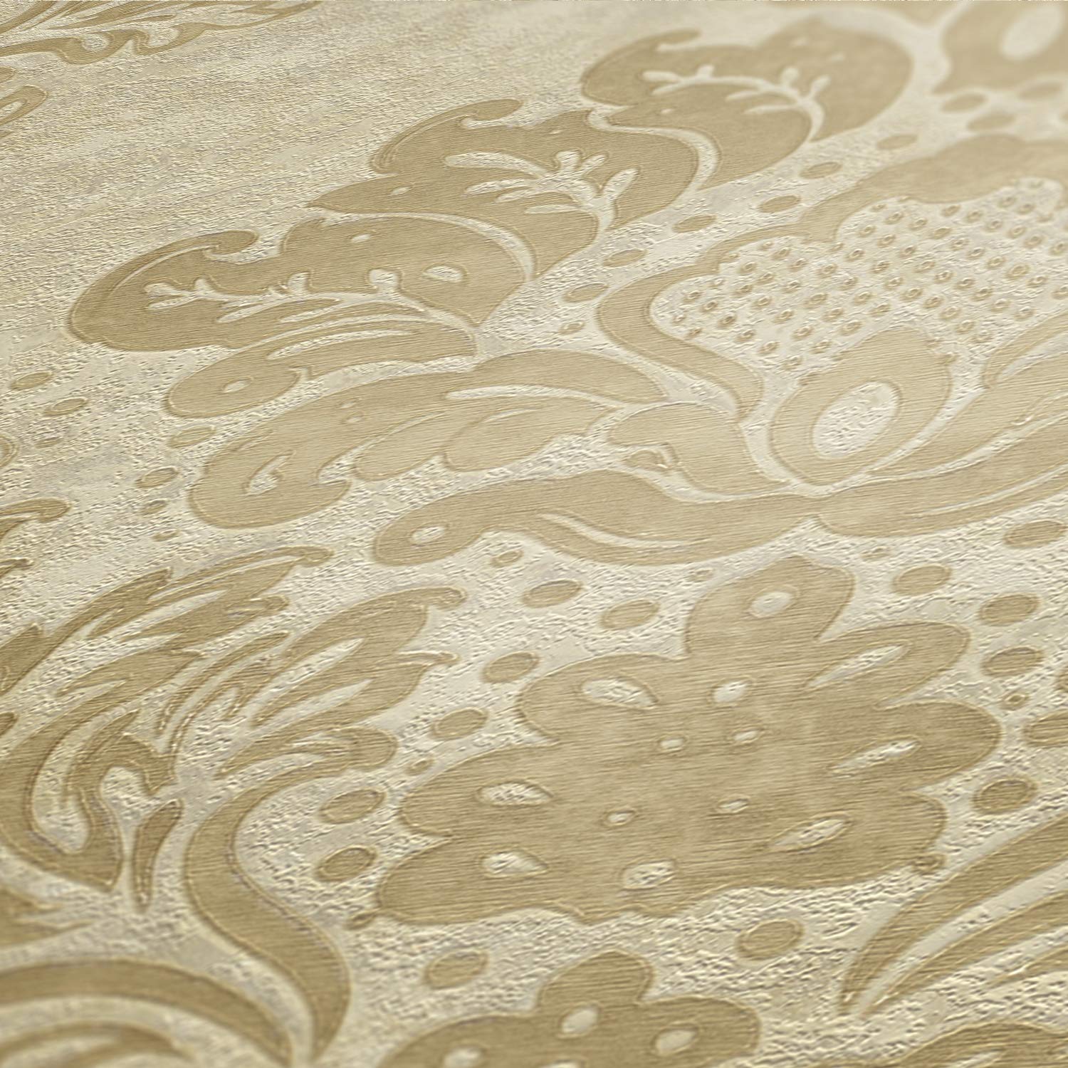 livingwallsBaroque Wallpaper Metropolitan Stories 2 A.S. Création Non-Woven 10.05 m x 0.53 m Beige Brown Made in Germany 379013 37901-3 - Image 3
