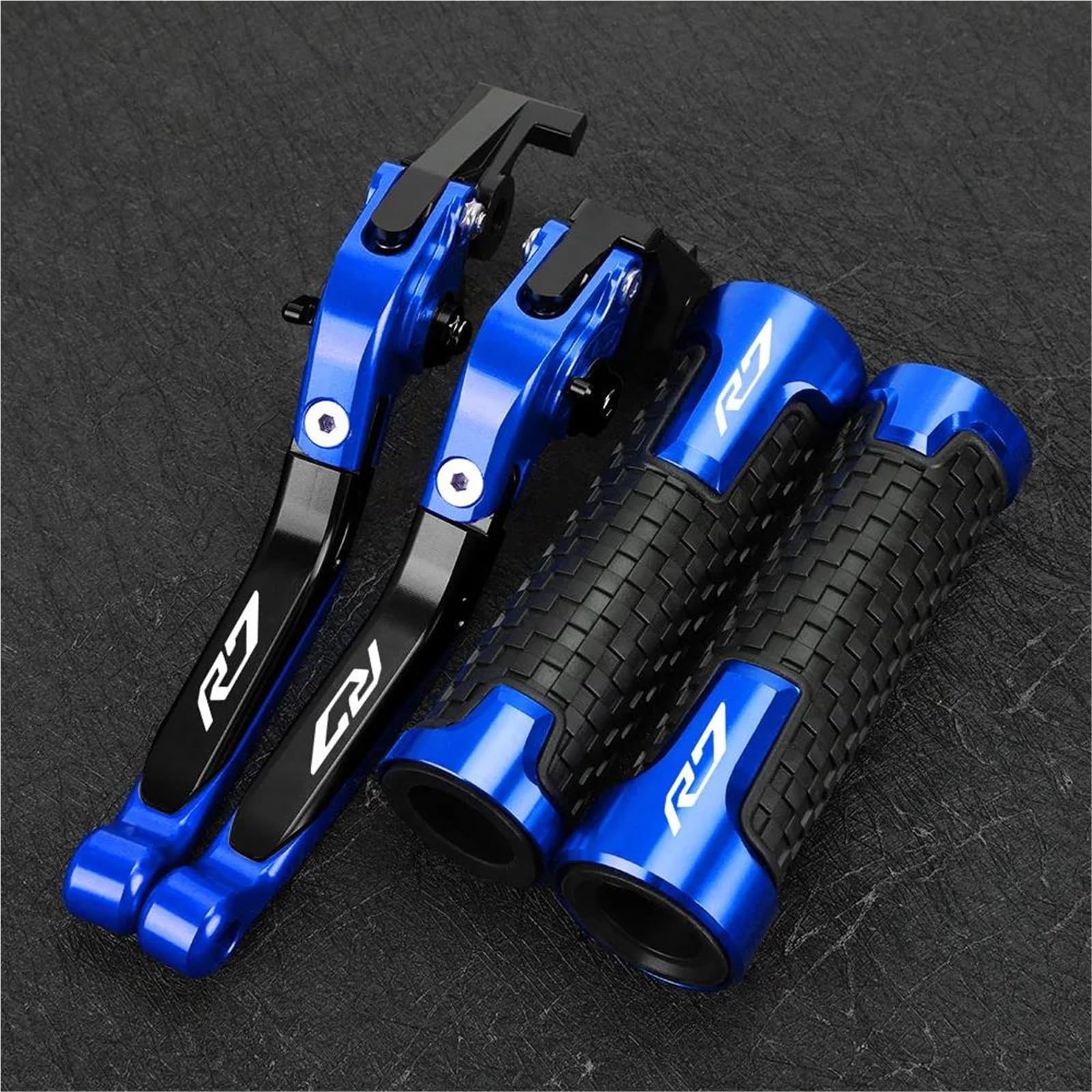 Gquikgw Blue 3 Replace Control Handles Motorcycle Accessories Adjustable Pivot Brake Clutch Levers For Y-Amaha Yzf-R7 Yzfr7 Yzf R7 2022-2024(Blue 3)