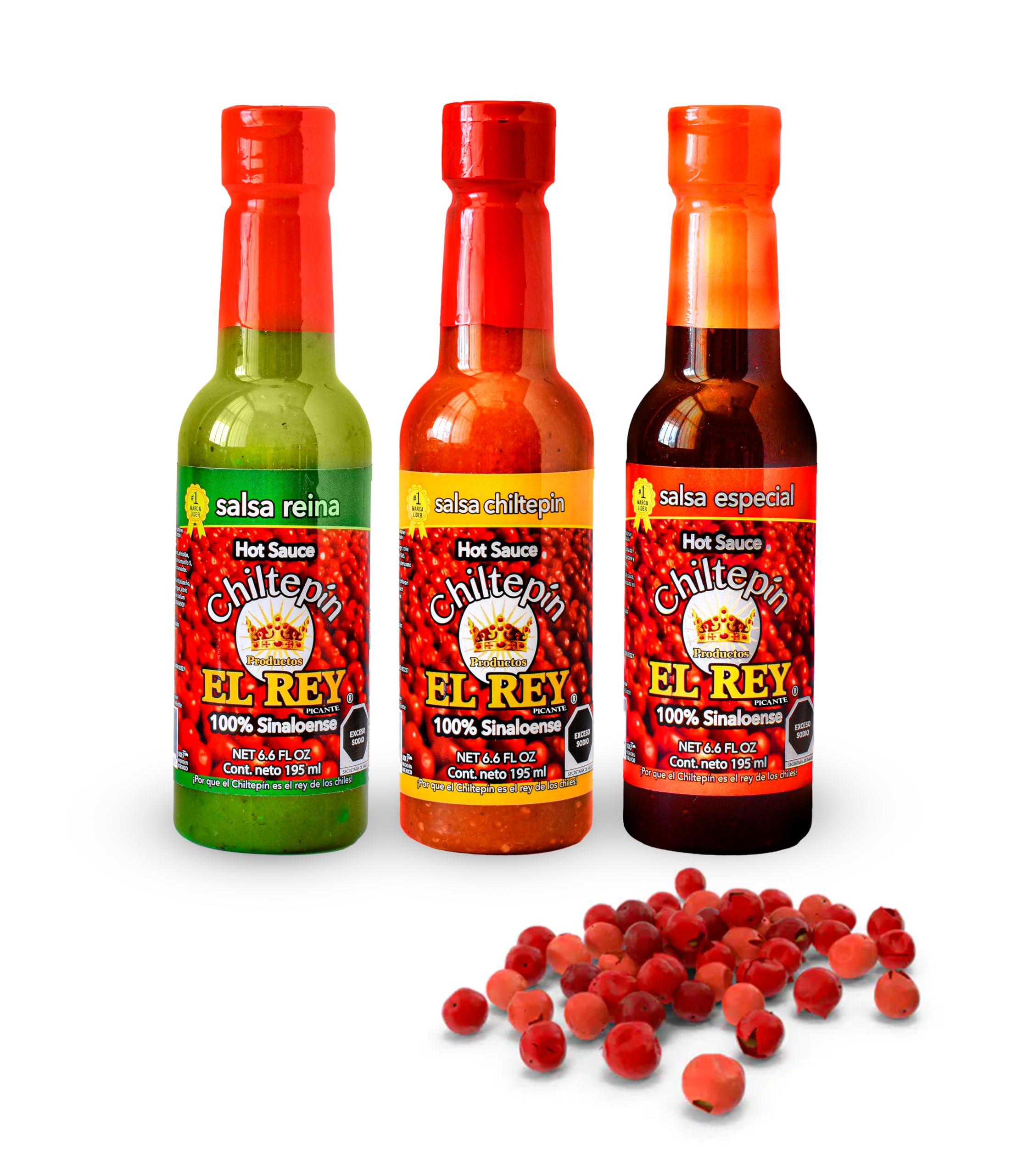 Chiltepin Hot Sauce Bundle By Chiltepin El Rey, Sinaloa hand made salsas!