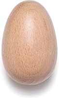 Vista 3 de 6 PCS Wood Egg Shakers Set, Musical Percussion Instruments, Natural Finish