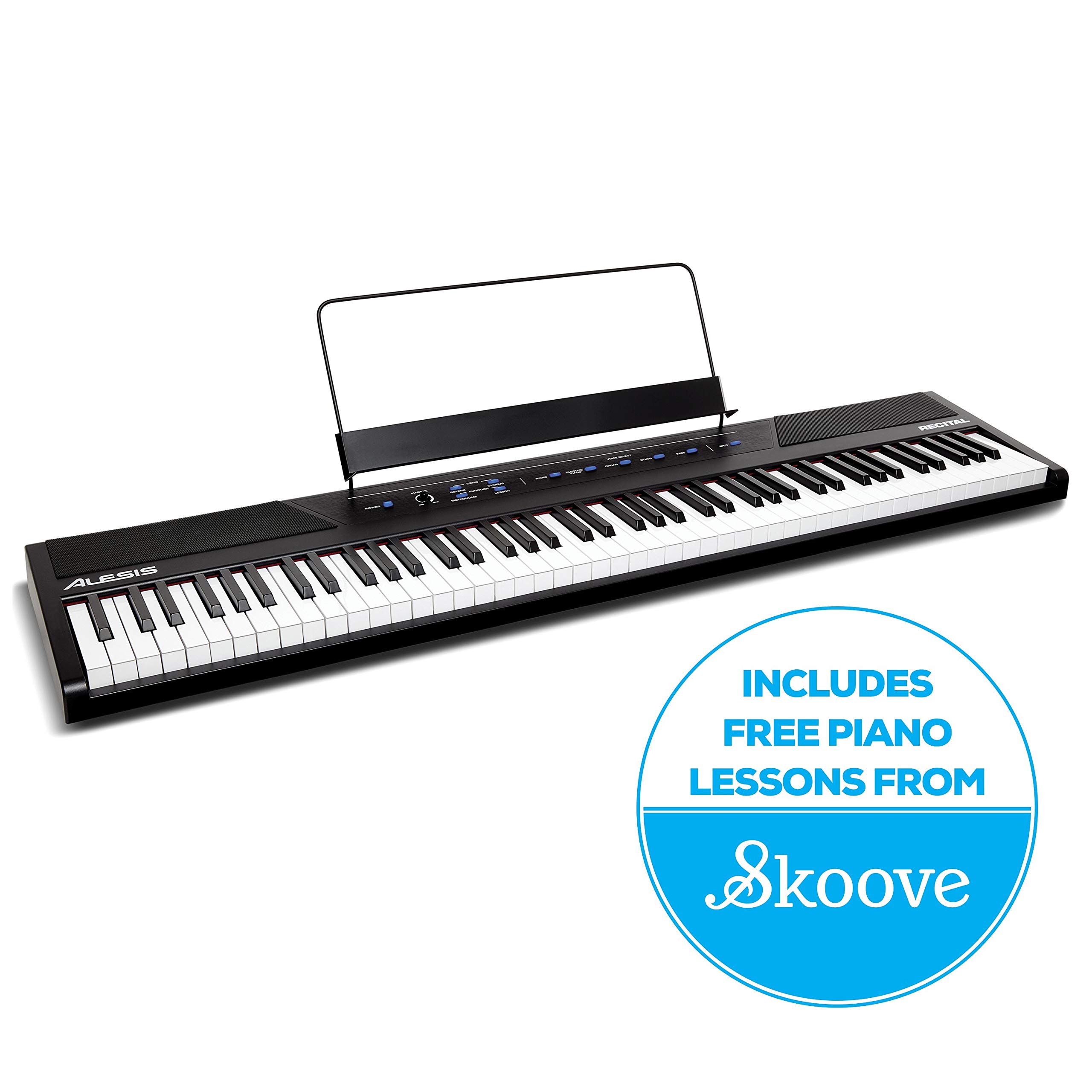 Buy Alesis Recital 88Key Beginner Digital Piano/Electronic Keyboard