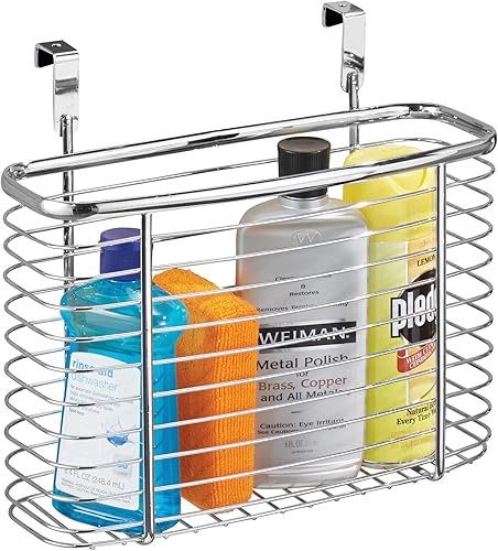 InterDesign Axis - Organizador de almacenamiento para cocina bandeja para esponjas para colgar sobre alacena