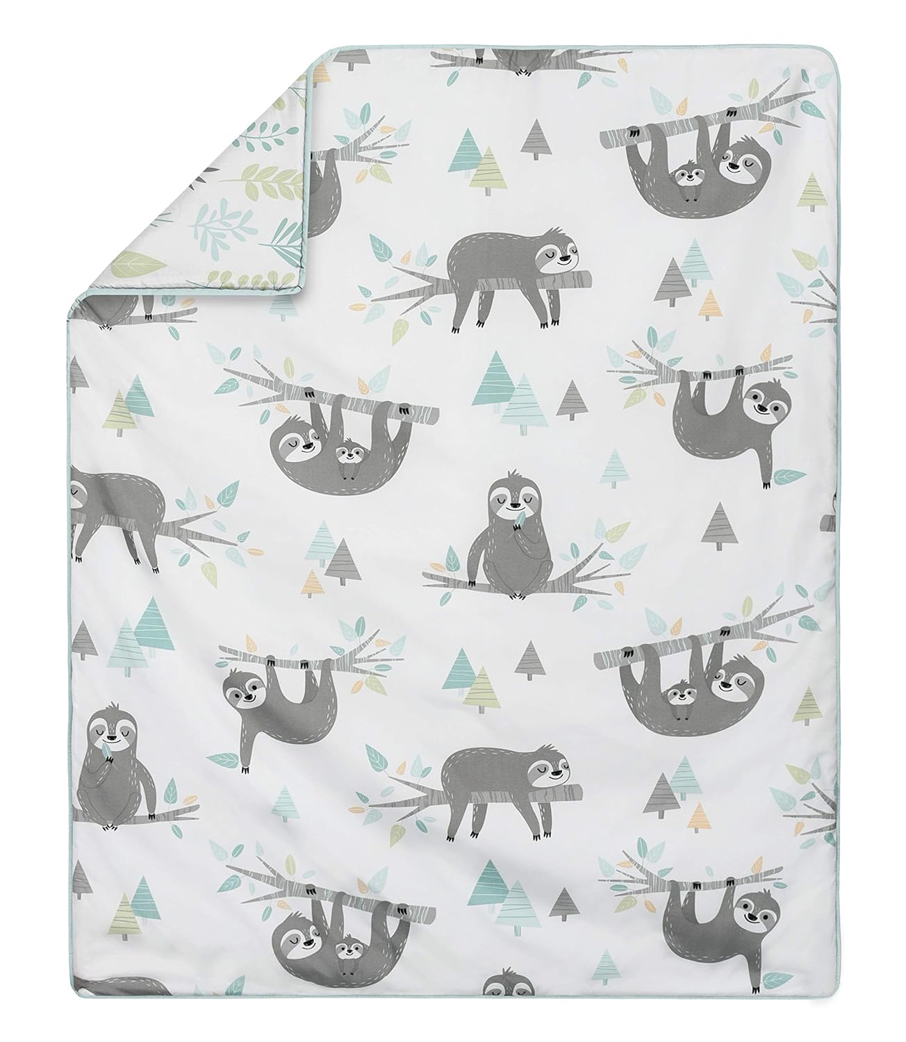 sloth baby sheets