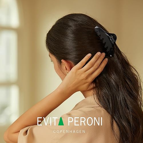 Miniatura 2 de EVITA PERONI Pinzas grandes para el cabello para mujer, pinzas de pelo de 4.7 pulgadas para cabello fino y rizado, pinzas grandes, pinzas de