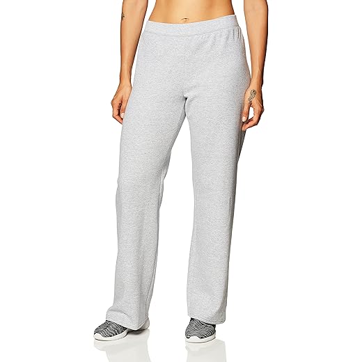 Hanes Women’s EcoSmart Fleece Petite Sweatpants, Open Bottom Sweatpants, Petite, 28.5''