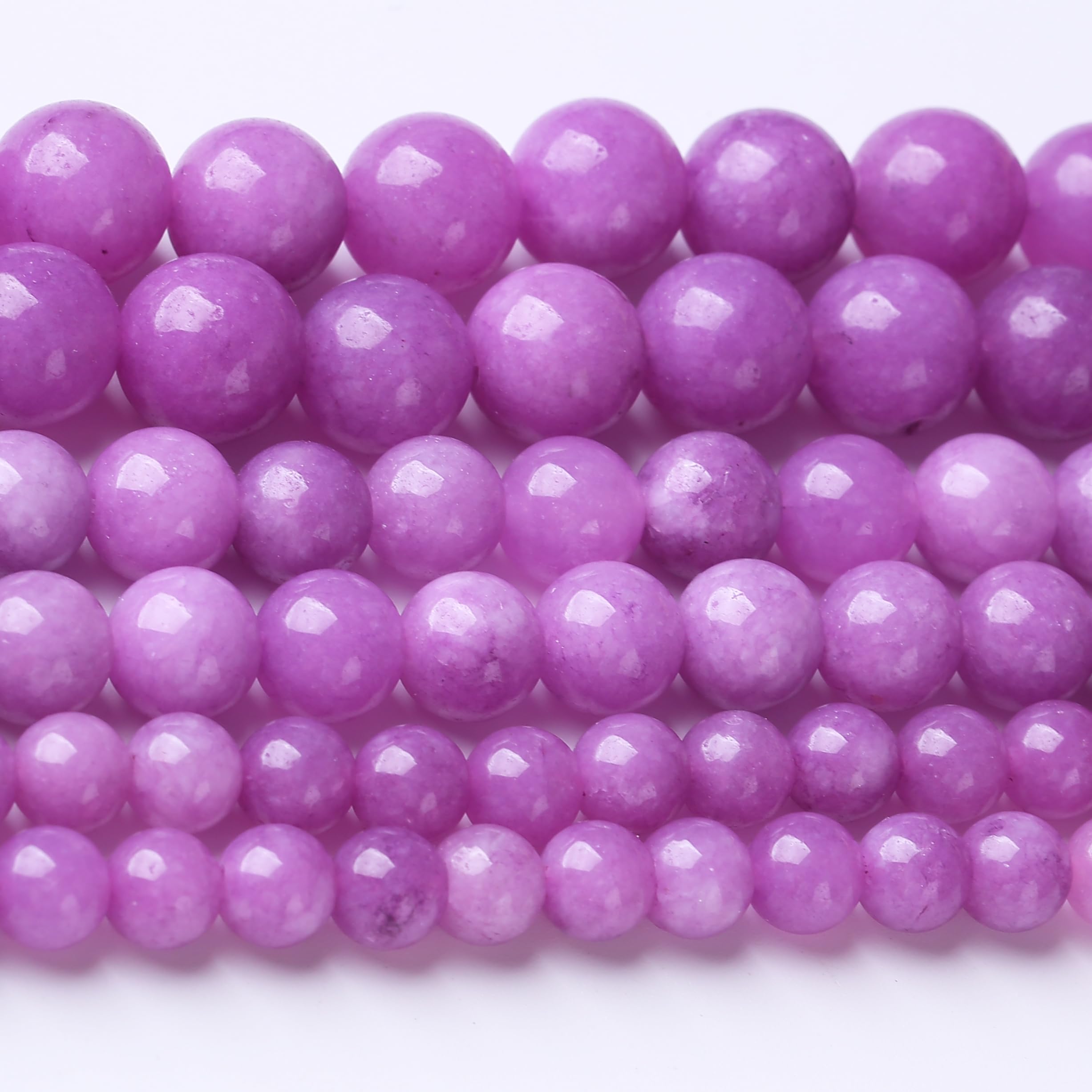 Natural Stone Beads - 10mm Round Gemstone Beads For DIY Jewelry Making (35pcs)
