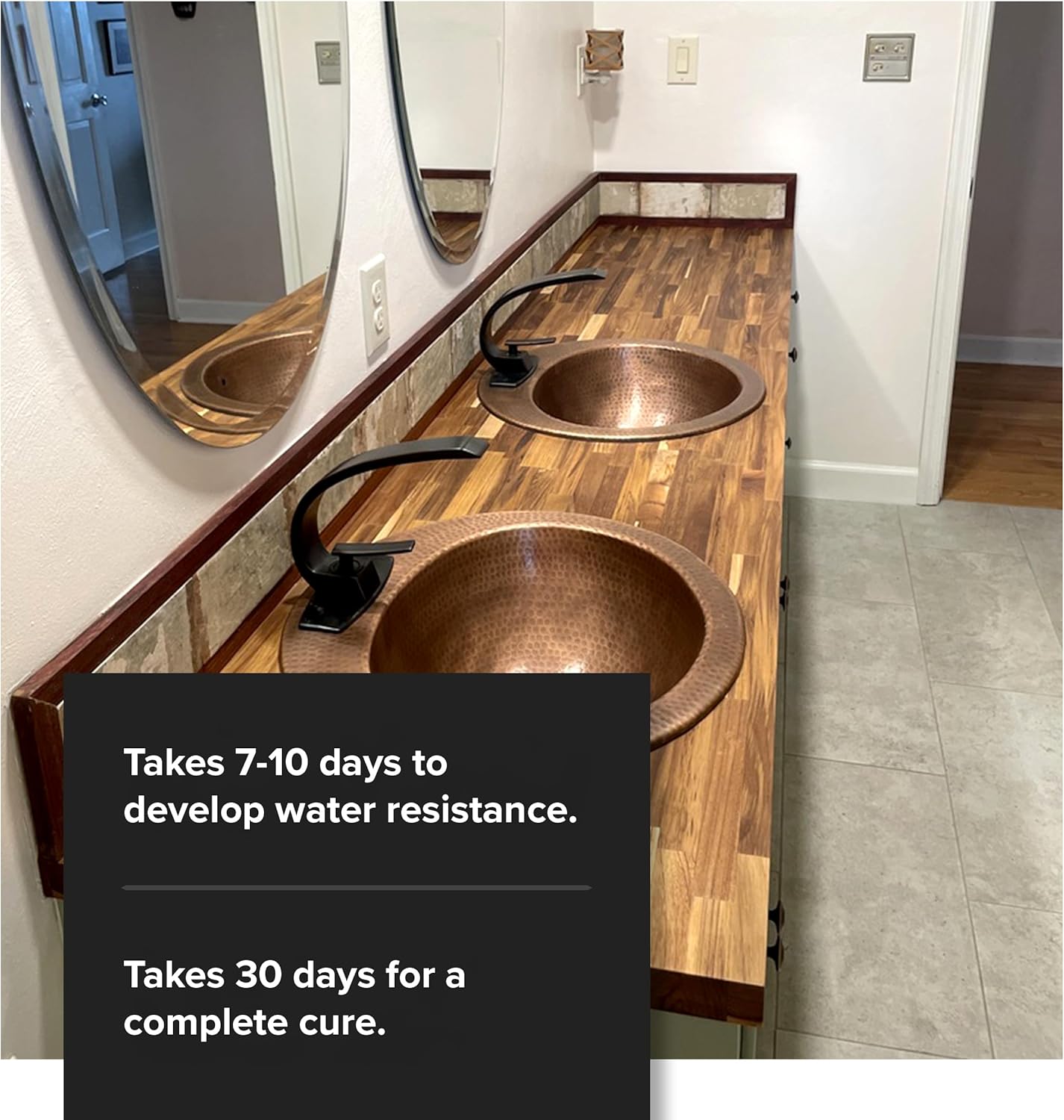 RMP Finishes Half and Half, Pure Tung Oil Mix for Wood Finishing, Cutting Boards, Butcher Blocks, Clay, Stone, and Slate, Food Grade, Citrus, 16 oz.