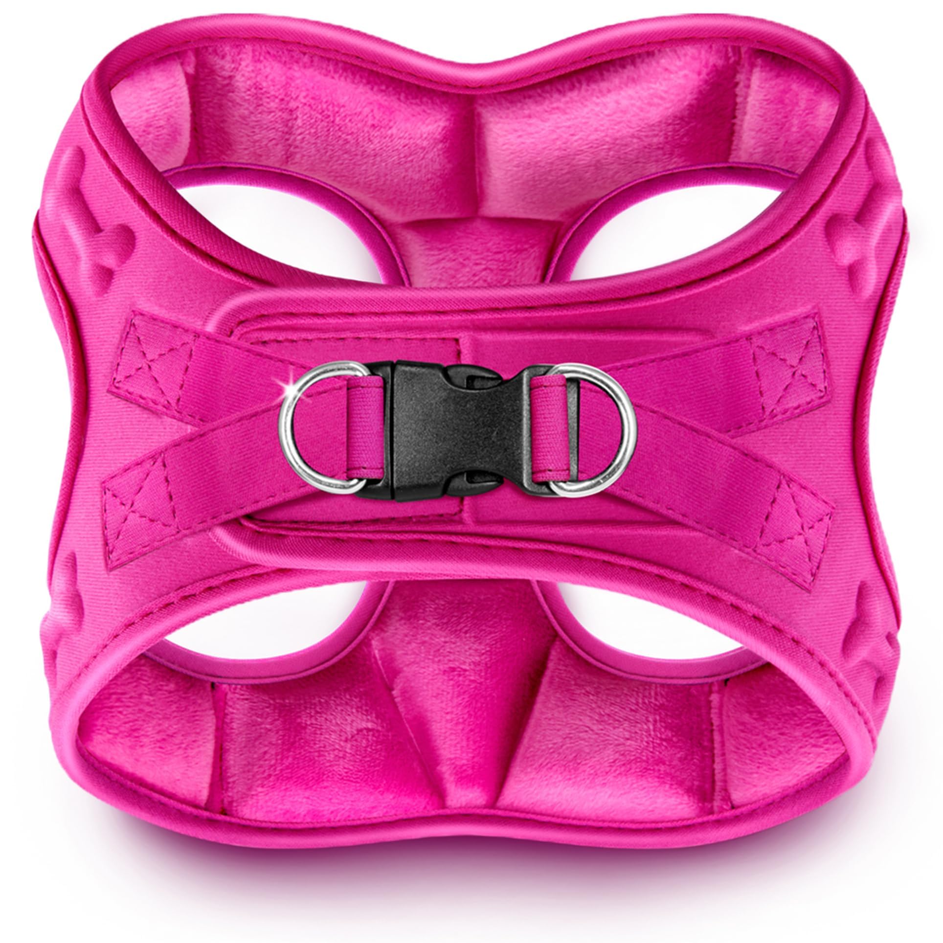 Comfort fit Step-in Dog & Puppy Harness - Comfortable All Weather Dog Vest Harness: Adjustable, Soft Padded, Easy to Put-on for Small, Medium-Sized Dogs