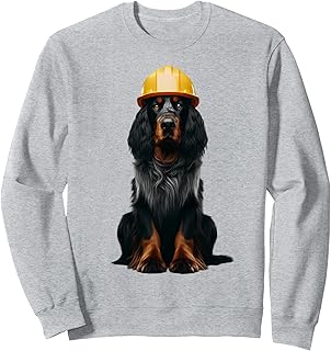 Gordon Setter - Casco para trabajadores de la construcción, color amarillo Sudadera
