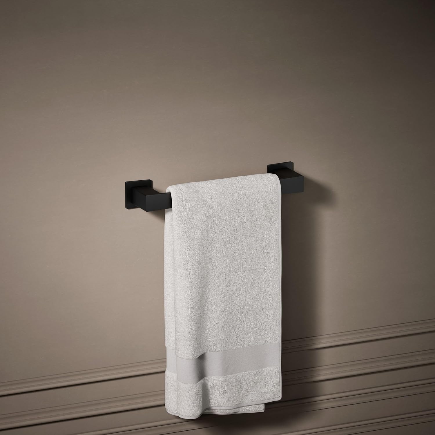 Kohler 26635-BL Honesty® 12" Towel bar, Matte Black