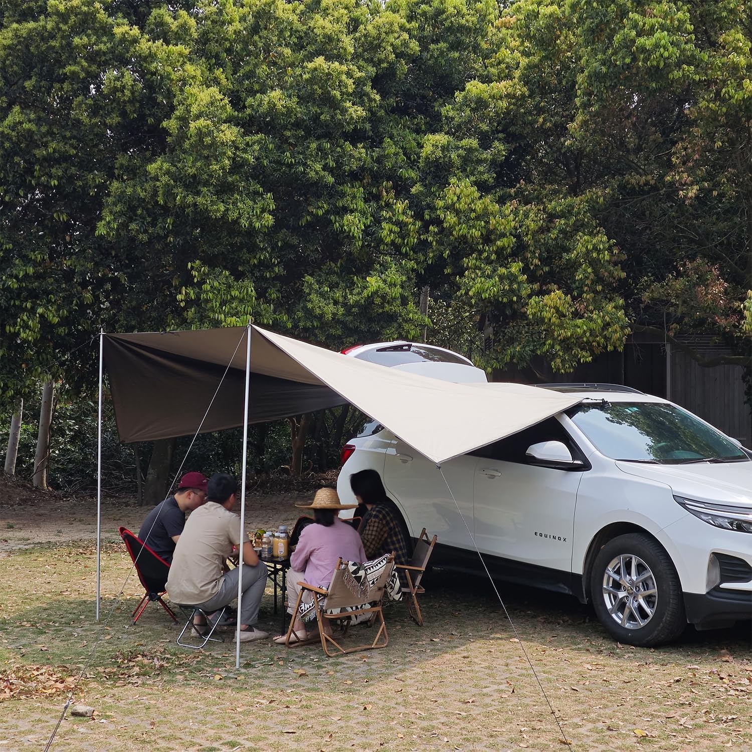 Car Awning Camping SUV Sun Shelter Waterproof Universal Tent Canopy Anti-UV for Van Campervan Caravan Truck Vehicle Car Awning Camping SUV Sun Shelter Waterproof Universal Tent Canopy Anti-UV for Van Campervan Caravan Truck Vehicle