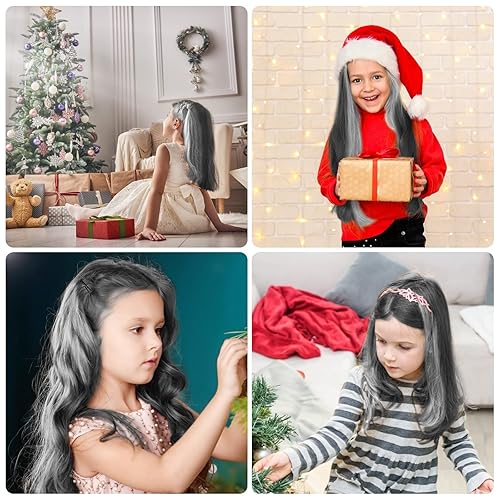 Miniatura 6 de MSDADA - Nuevo peine de tiza para el cabello, tinte de color, temporal, lavable, para cabello claro, para niñas de 4, 5, 6, 7, 8, 9, 10 años, para