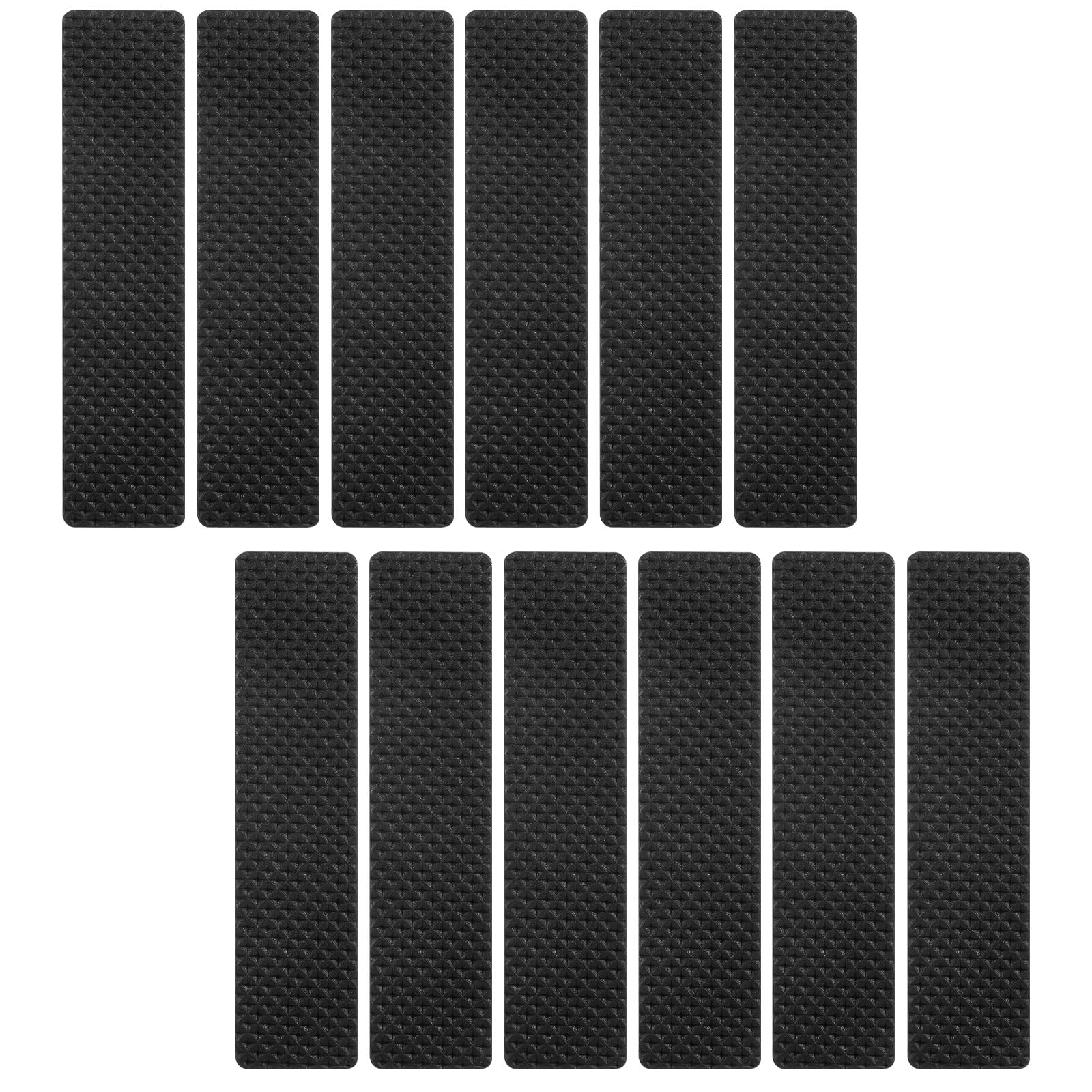 48 Pcs Non Slip Furniture Pads 3.7 x 0.87 Inch Self Adhesive Rubber Furniture Gripper Furnitures Floor Protectors Thick Foot Cover Keep Furnitures in Place