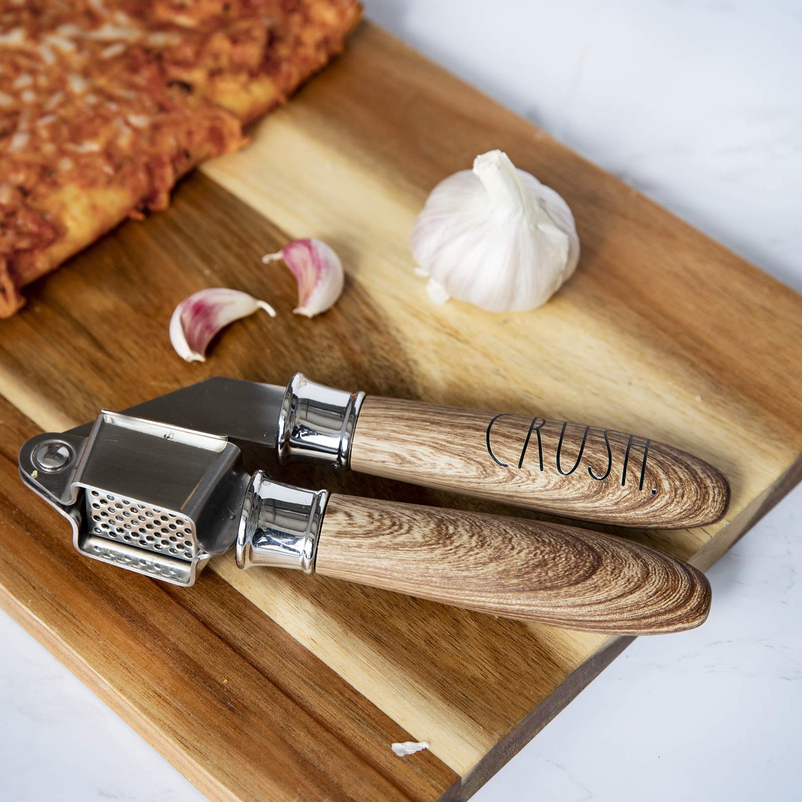 Rae Dunn Everyday Collection Küchenhelfer-Set, Holz und Edelstahl, 7-teilig