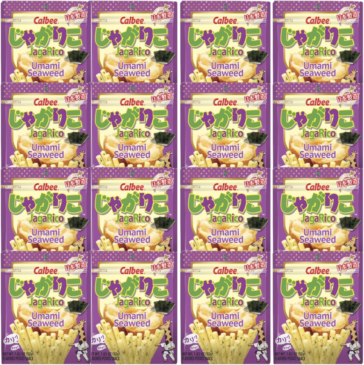 Jagarico Umami Seaweed (Pack of 12)