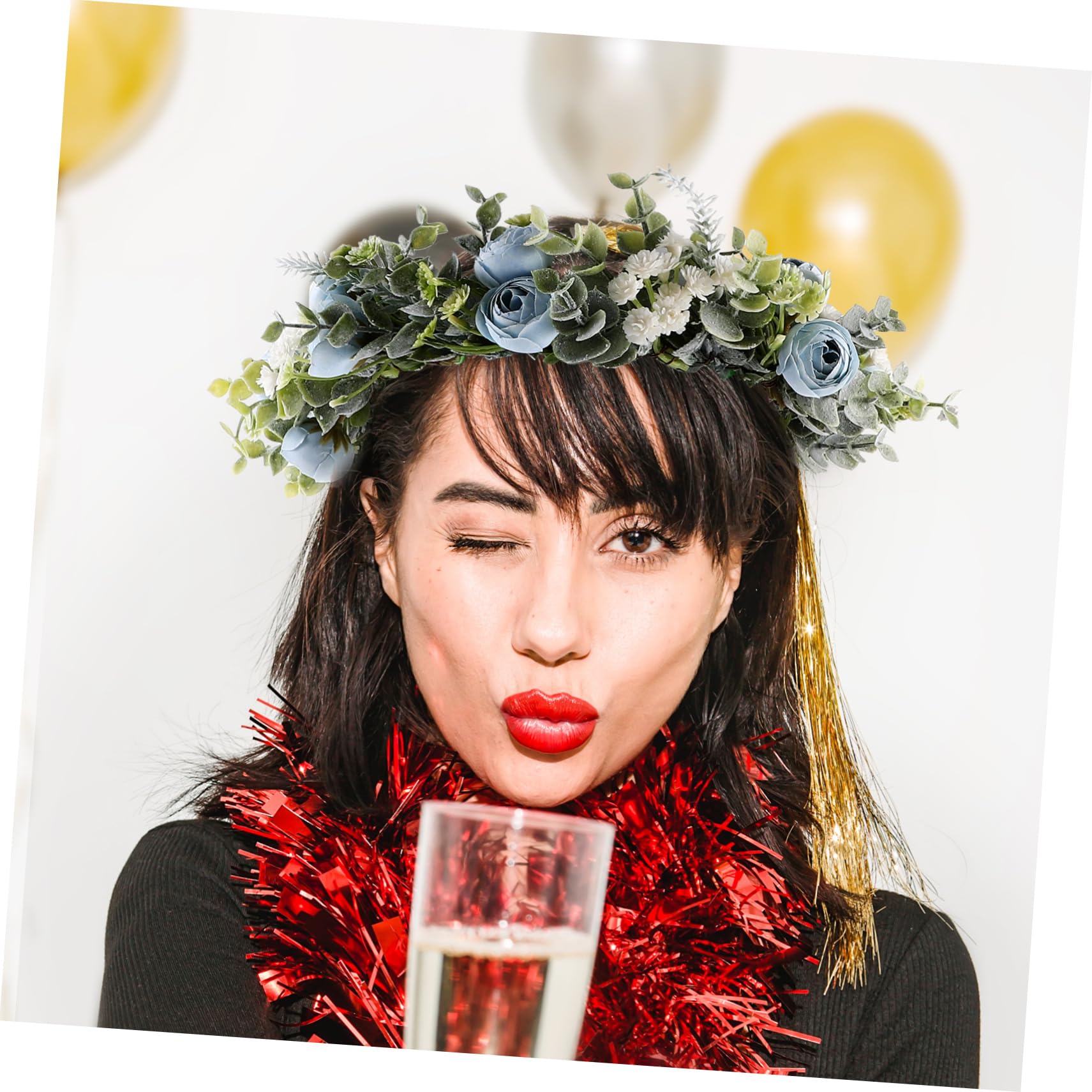 Housoutil 3stücke Braut Haarkranz Aus Hochzeits-haaraccessoire Blau Für Hochzeitsfeiern Und Verlobungen Leicht Und Tragbar Passt Zu Jedem Outfit