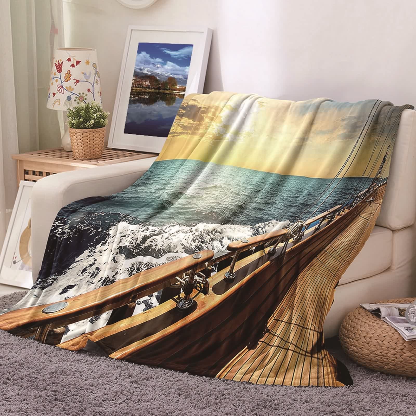 Couverture douce et confortable KnSam contre le froid pour des nuits douillettes