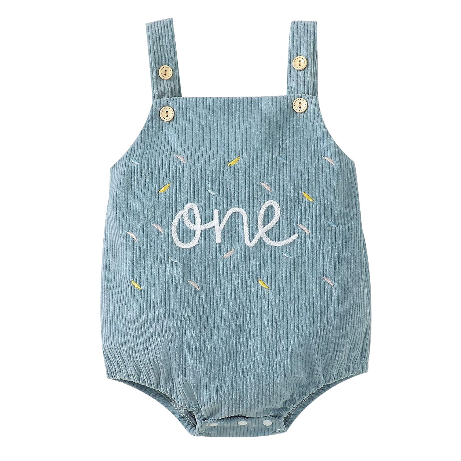 OMEWEE Baby & Toddler Boho 1st Birthday Outfit Sleeveless Newborn Jumpsuit for smash cake outfit