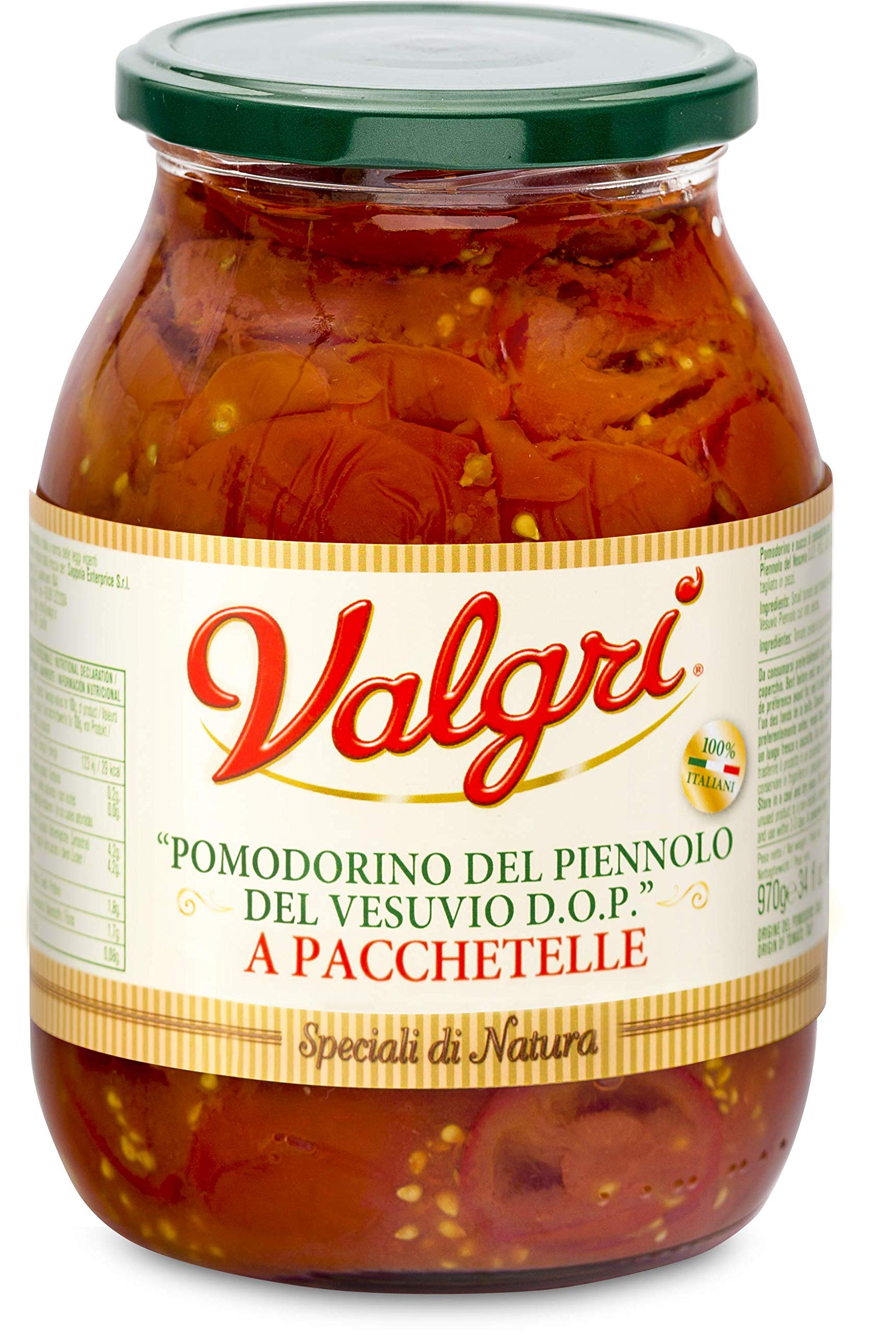 Pomodorini del Piennolo del Vesuvio DOP a pacchetelle 970g - Cartone 6 pezzi