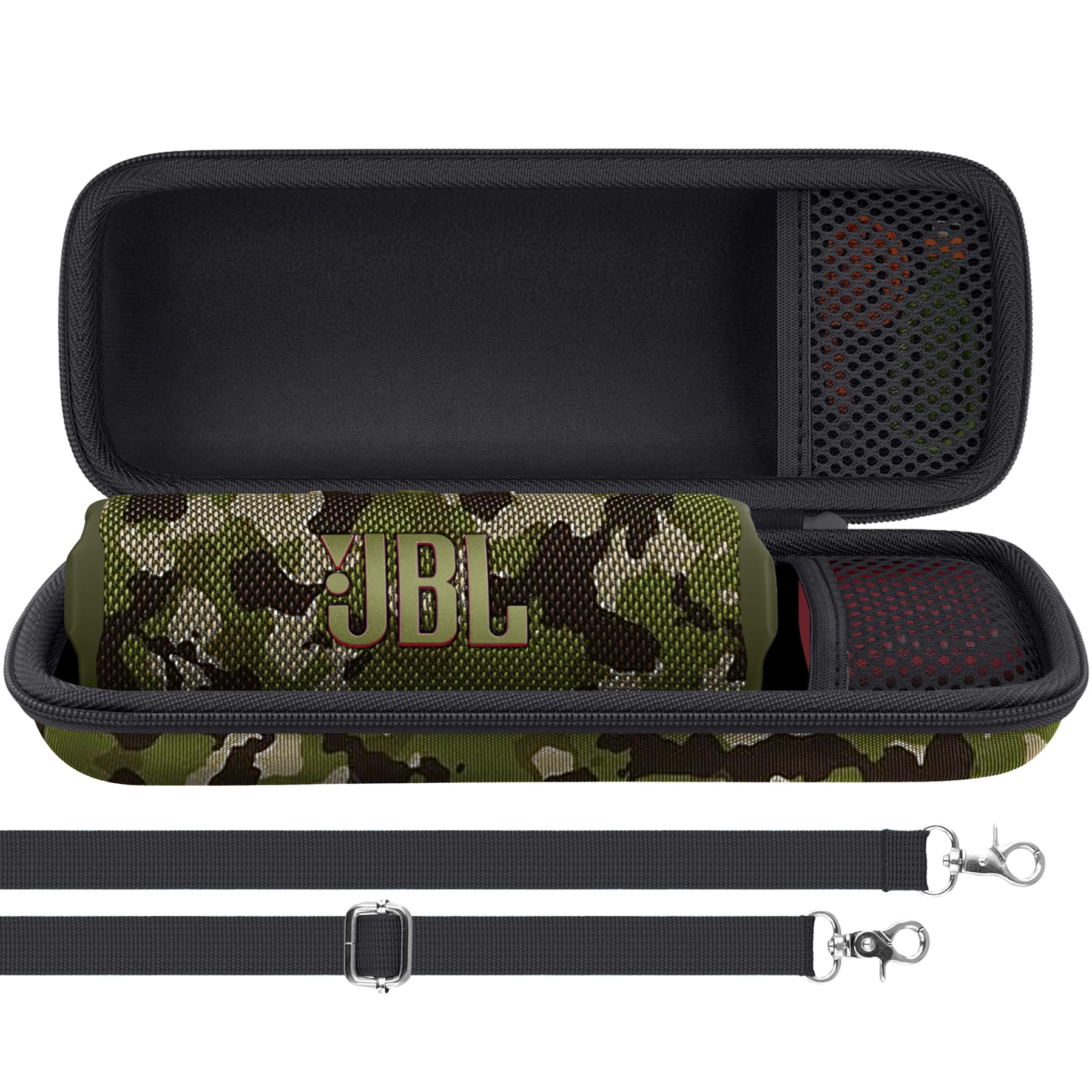Sjlerst Housse Rigide Pour Enceinte Bluetooth Pulse5, Étui De Transport Dur Antichoc Avec Sangle