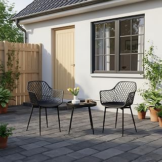 mesa y sillas terraza plastico