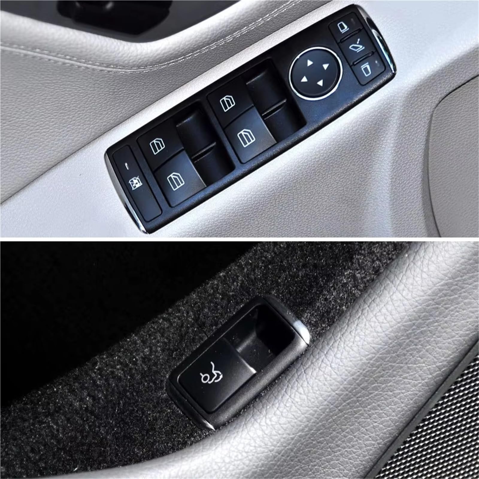 Per Benz Per W204 Per Classe C 2007-2014 Per X204 2008-2015 Sostituzione Interruttore Finestra Principale Elettrica Interruttore controllo finestra(A)