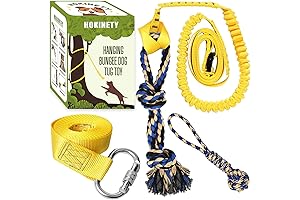 Interactive Dog Bungee Tug Toy Self-Play