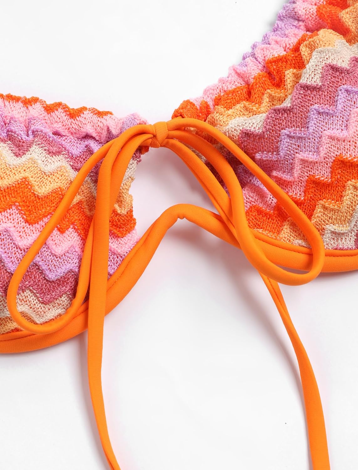 ZAFUL Women High Cut Bikini Sets String Sexy Swimsuit Two Piece Underwire Bathing Suit Brazilian Cheeky Cut Out Cute Swimwear - Image 5