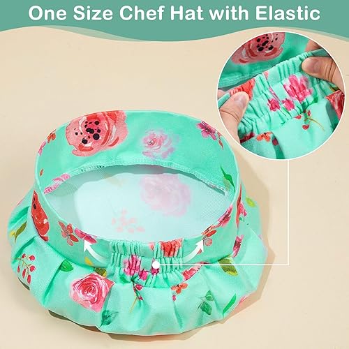 Miniatura 4 de MHJY Juego de delantal para niñas, falda plisada vintage con bolsillos ajustables para hornear y cocinar, de 8 a 12 años