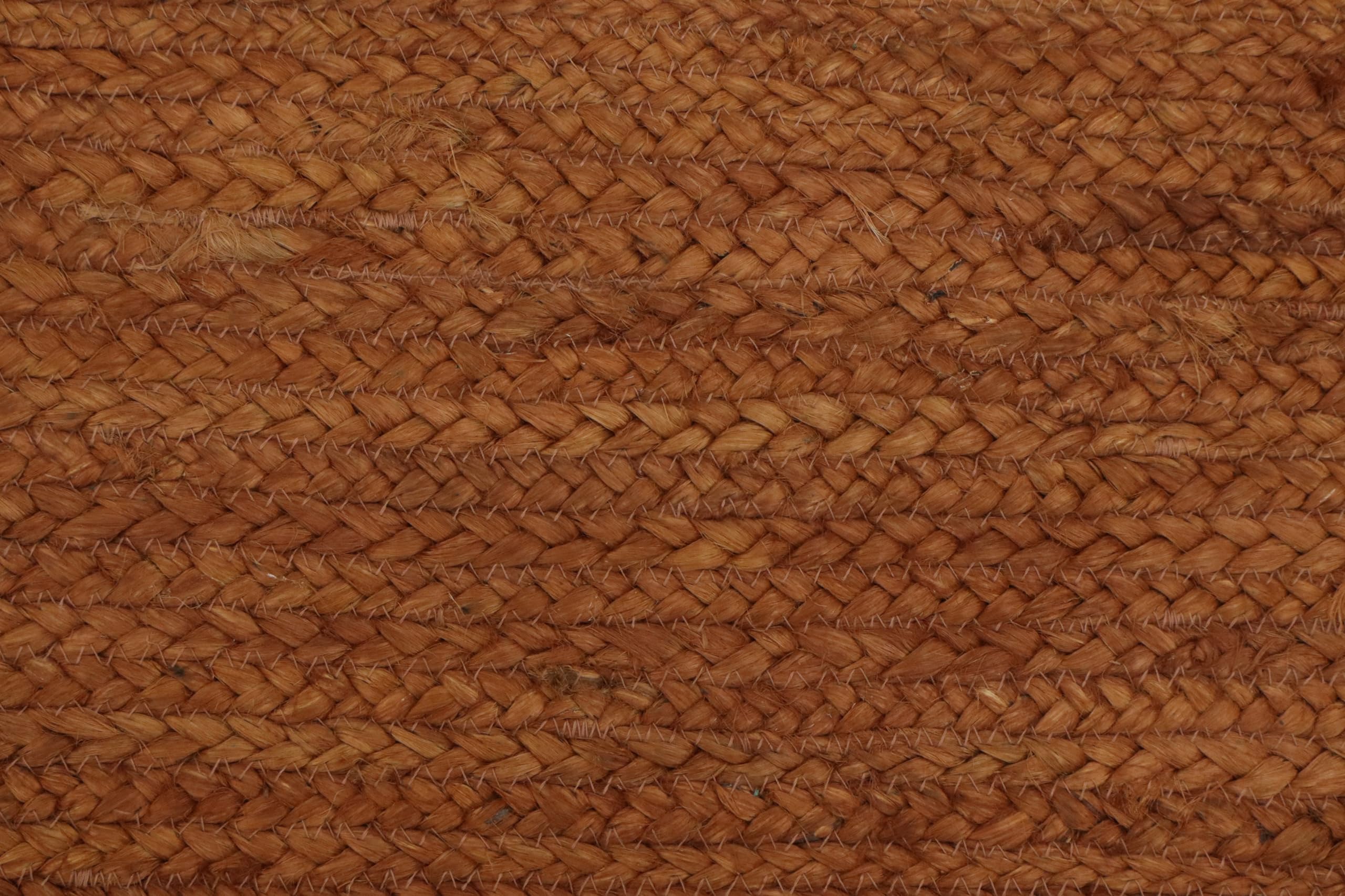Ovaler Kelim-Läufer, 2,6 x 18, Kelim-Teppich, Orange, solides Design, 0,19 Zoll dick, Flachgewebe-Teppich für den Innen- und Außenbereich, für Eingangsbereich, Flur und Treppenläufer