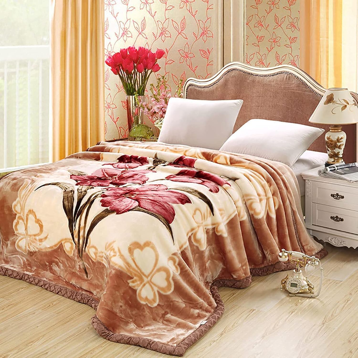 LGYKUMEG Heavy Fleece Blanket,Korean Blankets,Korean Mink Blanket,9lbs