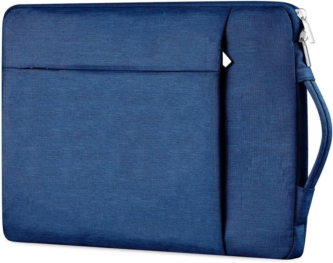 HirTa Deedu 15.6 Inch Laptop Sleeve Case Cover with Handle Front Pockets Compatible for MackBook ChromeBook SurfaceBook Notepad Waterproof Dustproof Fabric -Denim Blue (B0CY19T5H6) Amazon Price History, Amazon Price Tracker