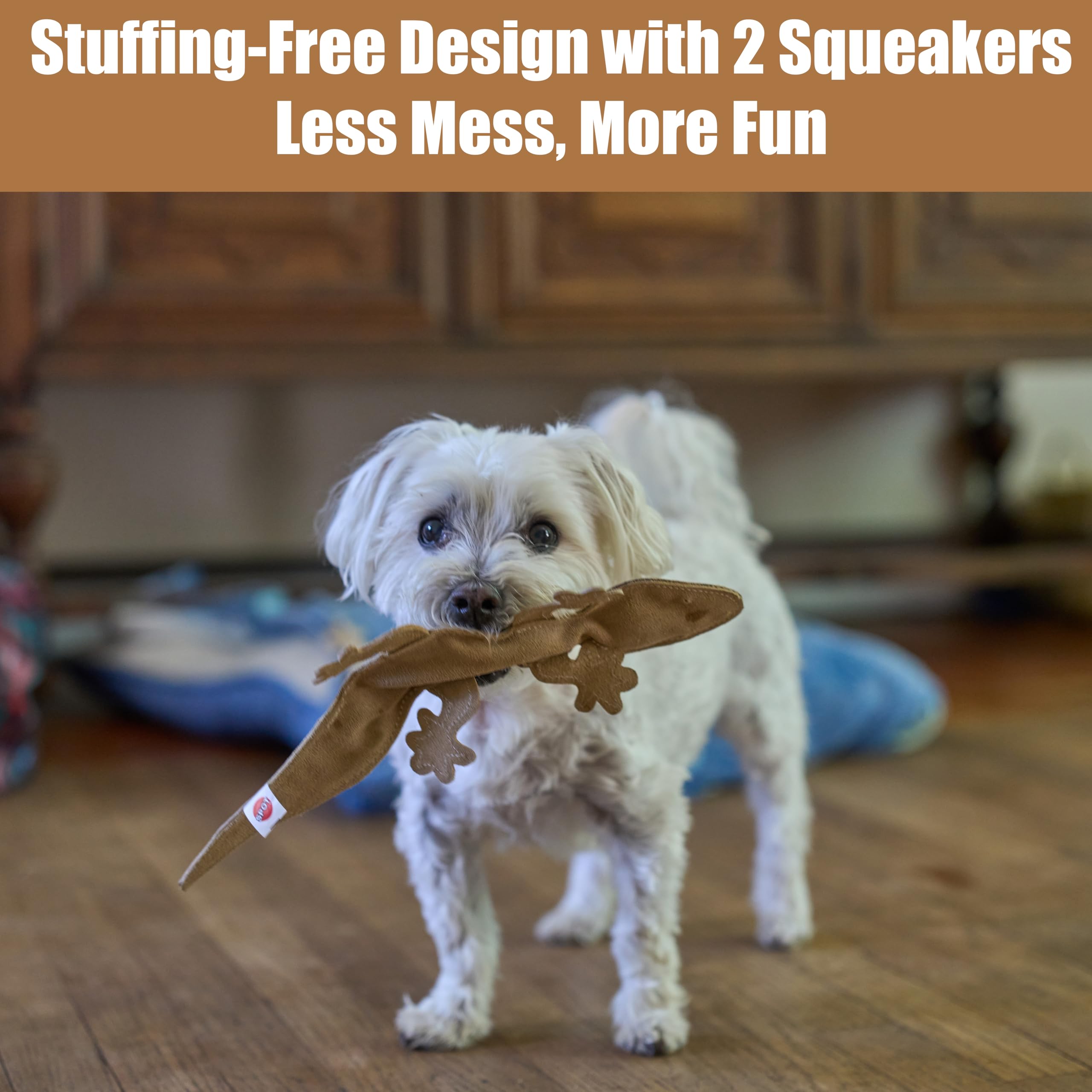 Ethical Pets Skinneeez skórzana zabawka dla psa - jaszczurka 38 cm