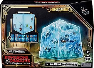 Dungeons & Dragons Hasbro Honor Among Thieves Golden Archive Gelatinous Cube Collectible Figure Compatible with 6-Inch Scale D&D Action Figures