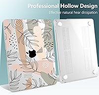 Vista 244 de TWOLSKOO for M4 MacBook Air 13.6 inch Case 2025-2022 Release M4 A3240 M3 A3113 M2 A2681, Plastic Hard Shell & Screen Protector & Keyboard Cover &