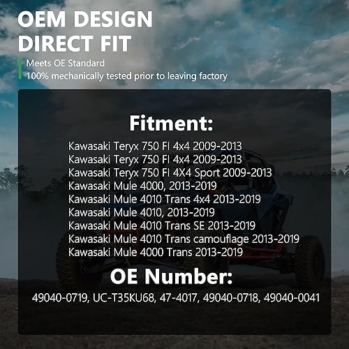 Miniatura 3 de Conjunto de módulo de bomba de combustible compatible con Kawasaki Teryx 750 FI 4X4 09-13750 FI 4X4 Sport 09-13  Mule 4000 13-194010 Trans SE