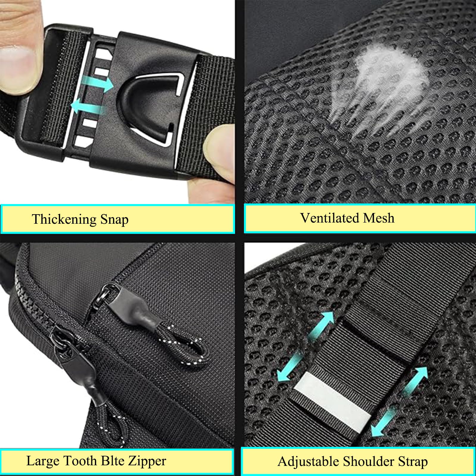 Bolsa Bandolera Hombre,Bolsa Pecho Hombre Pequeña,Mini Mochila Cruzada Hombro,Mini Impermeable Bolsa, Pecho Ligera Bandolera Mochila para Viajar,Correr,Ciclismo