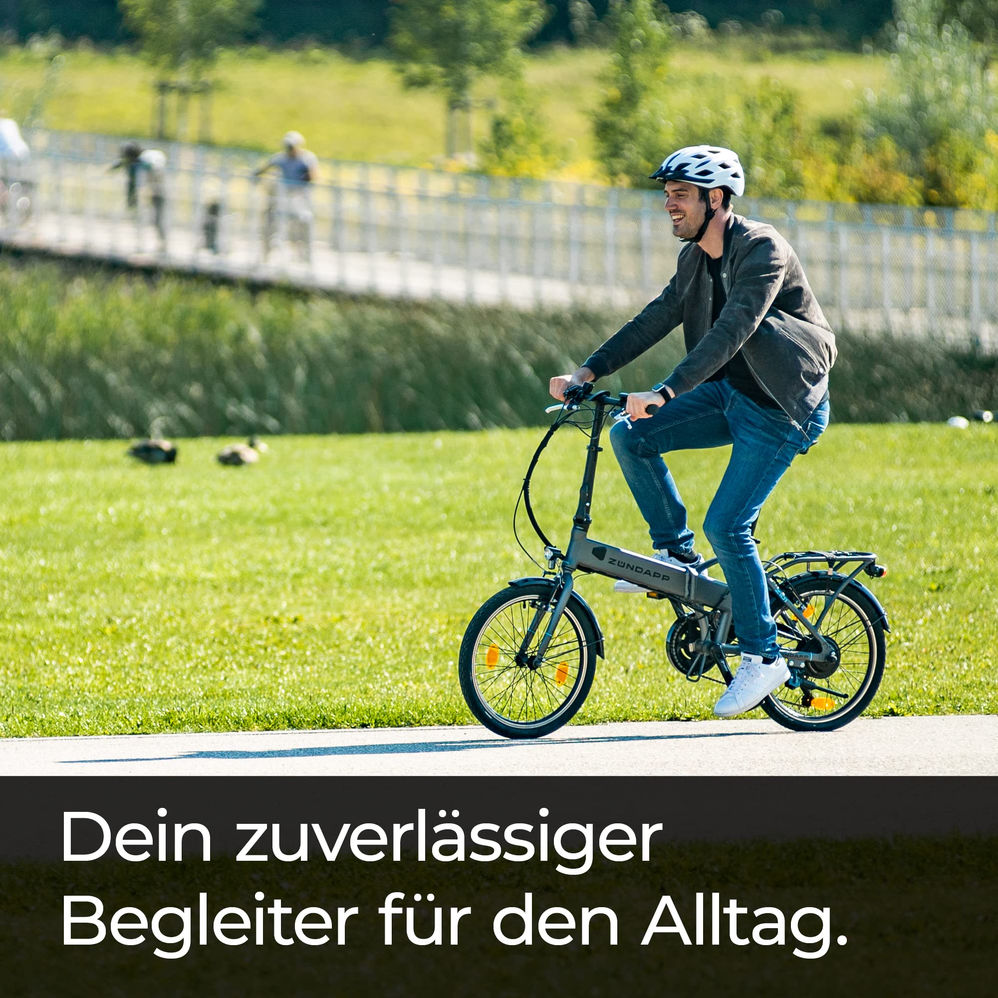 ZÜNDAPP Z101 E Bike 20 Zoll Klapprad für Erwachsene 150-180 cm Elektro Fahrrad 6 Gänge Klappfahrrad Pedelec mit Beleuchtung StVO Faltrad Cityrad faltbar