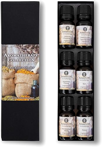 Nature's Oil Aromaterapia Collection - Aceite de fragancia juego de 6