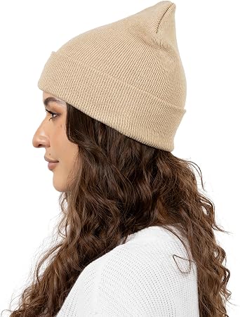 12 Pack Winter Beanie Hats for Men Women, Warm Cozy Knitted Cuffed Skull Cap, Wholesale