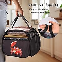 Vista 8 de YOHOOLYO Cesta de Almacenamiento de Juguetes de 95L Caja Cofre para Niños Bebés Niños Pequeños, Organizador de Juguetes de Malla Grande Plegable