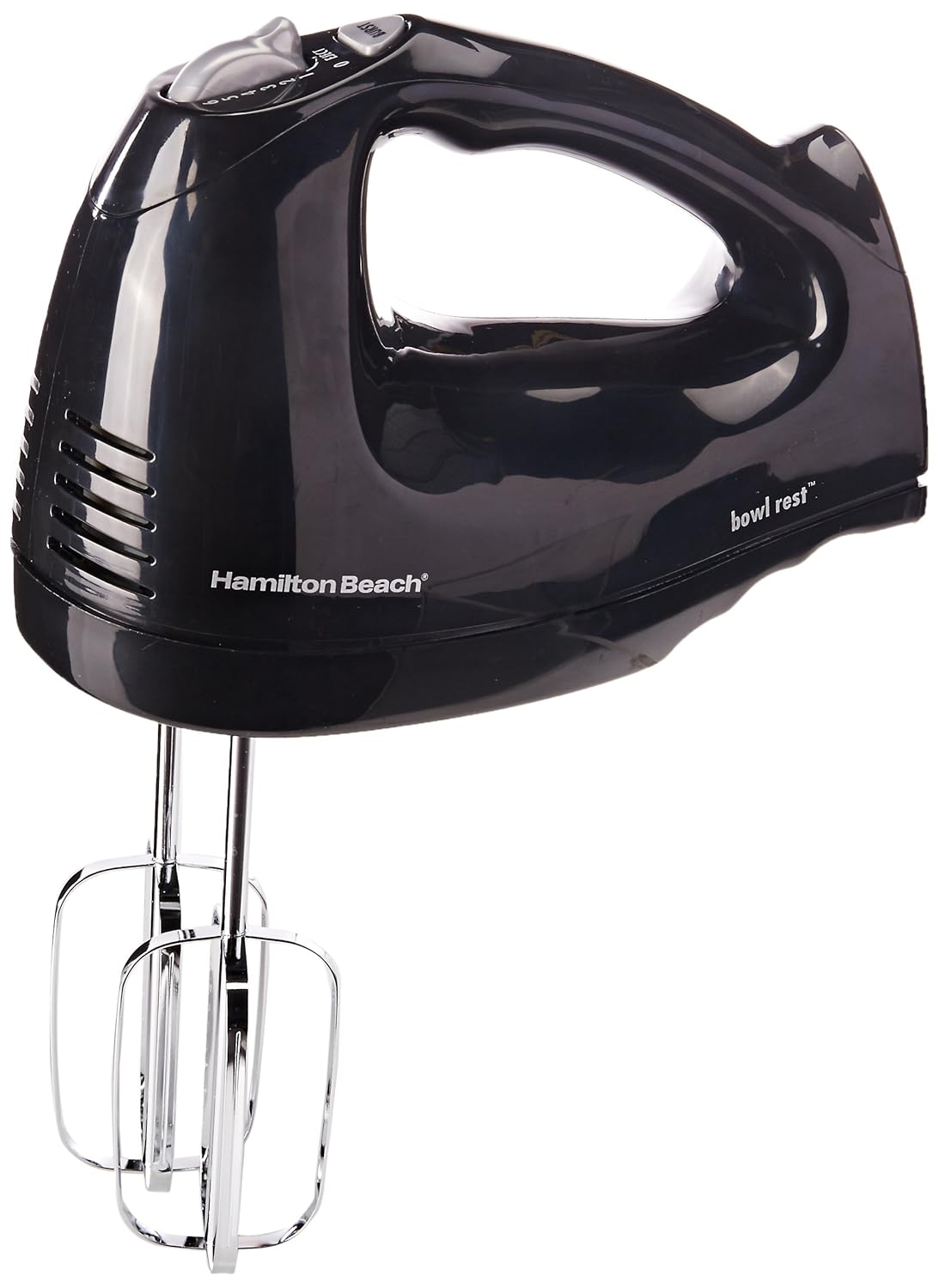 Hamilton Beach Hand Mixer with Snap-on Case Black