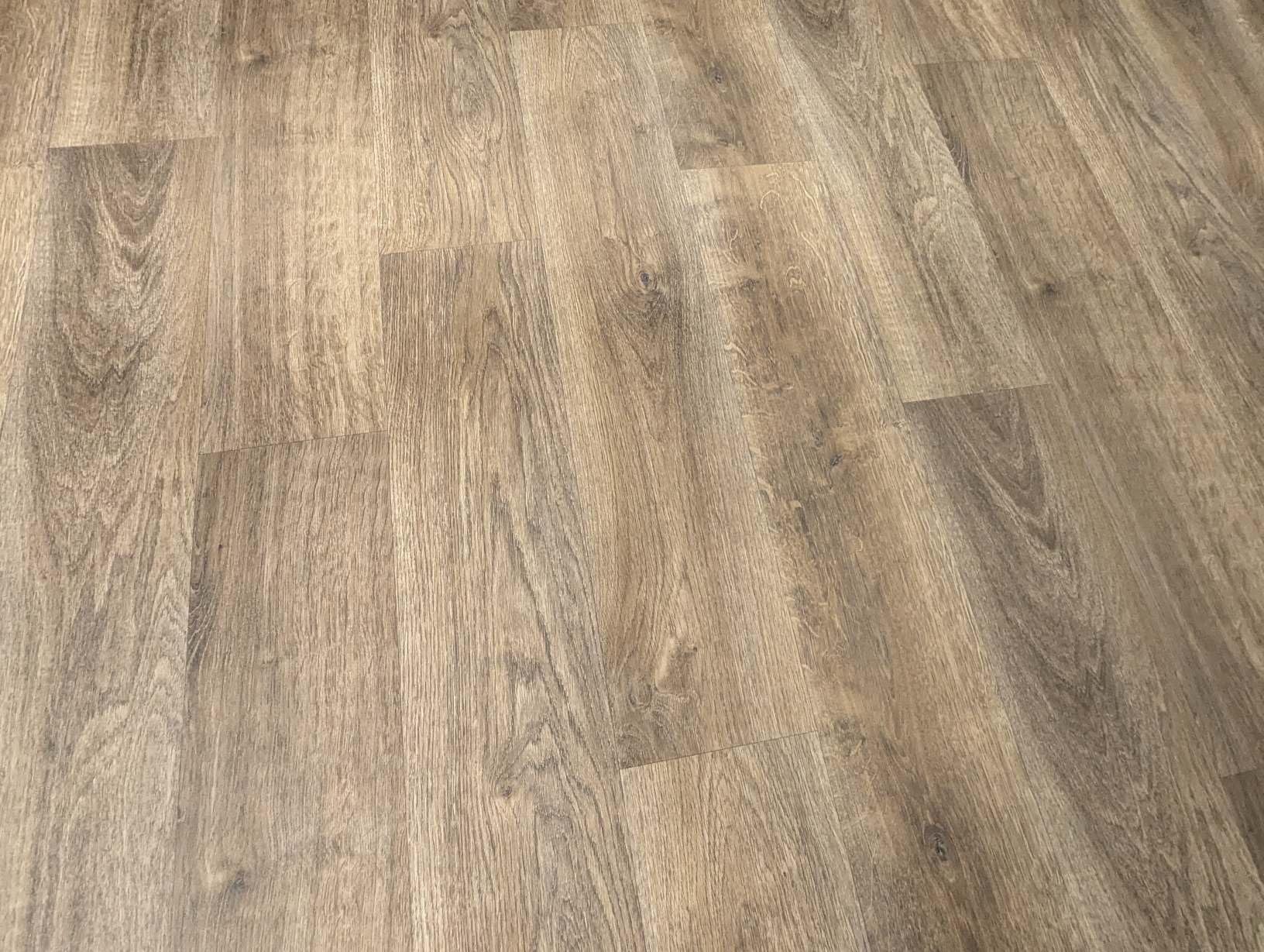 PVC Bodenbelag Vinylboden mit natürlicher Holz Struktur, Zuschnitt (2m breit / 3m lang)