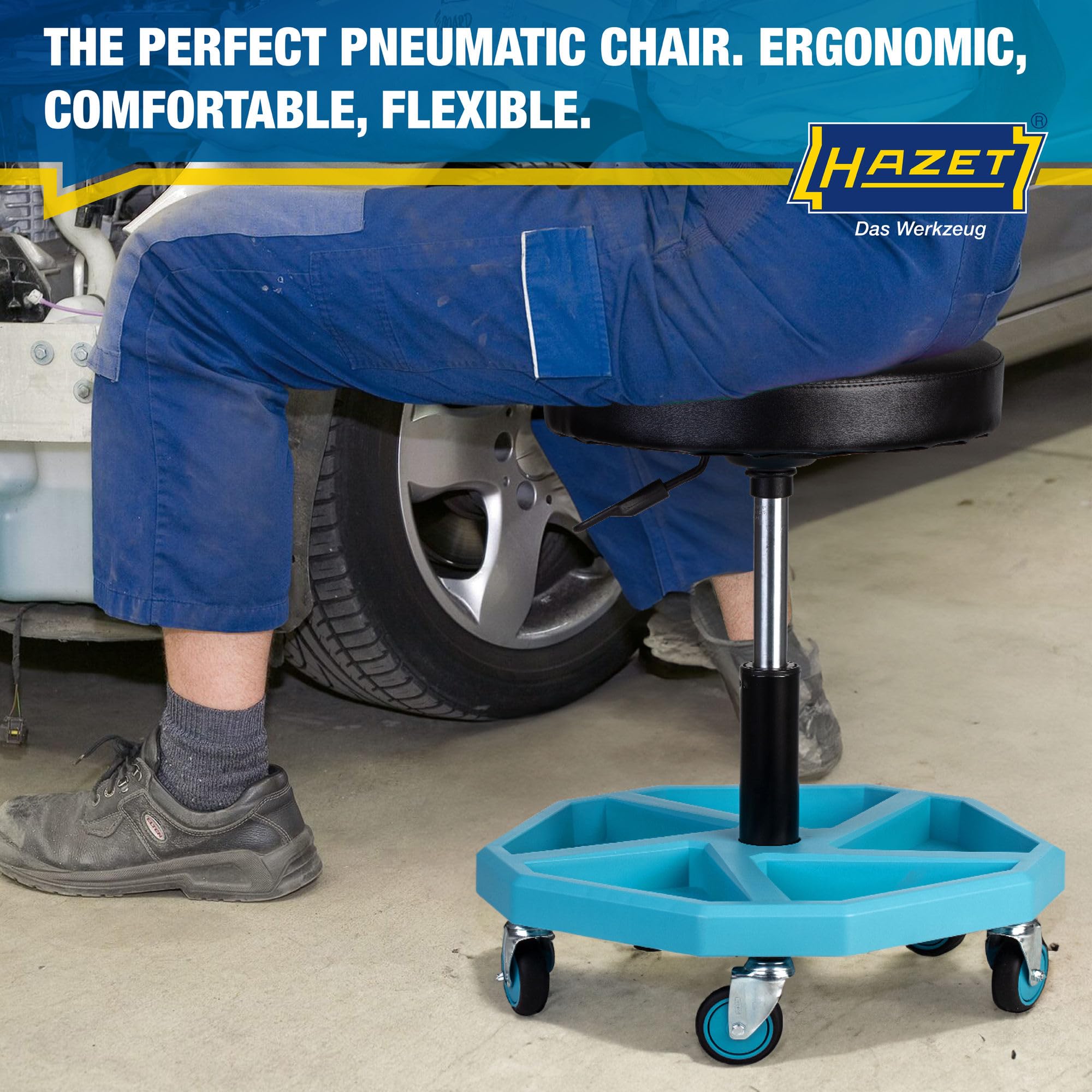 HAZET 195N-4 Taburete de taller