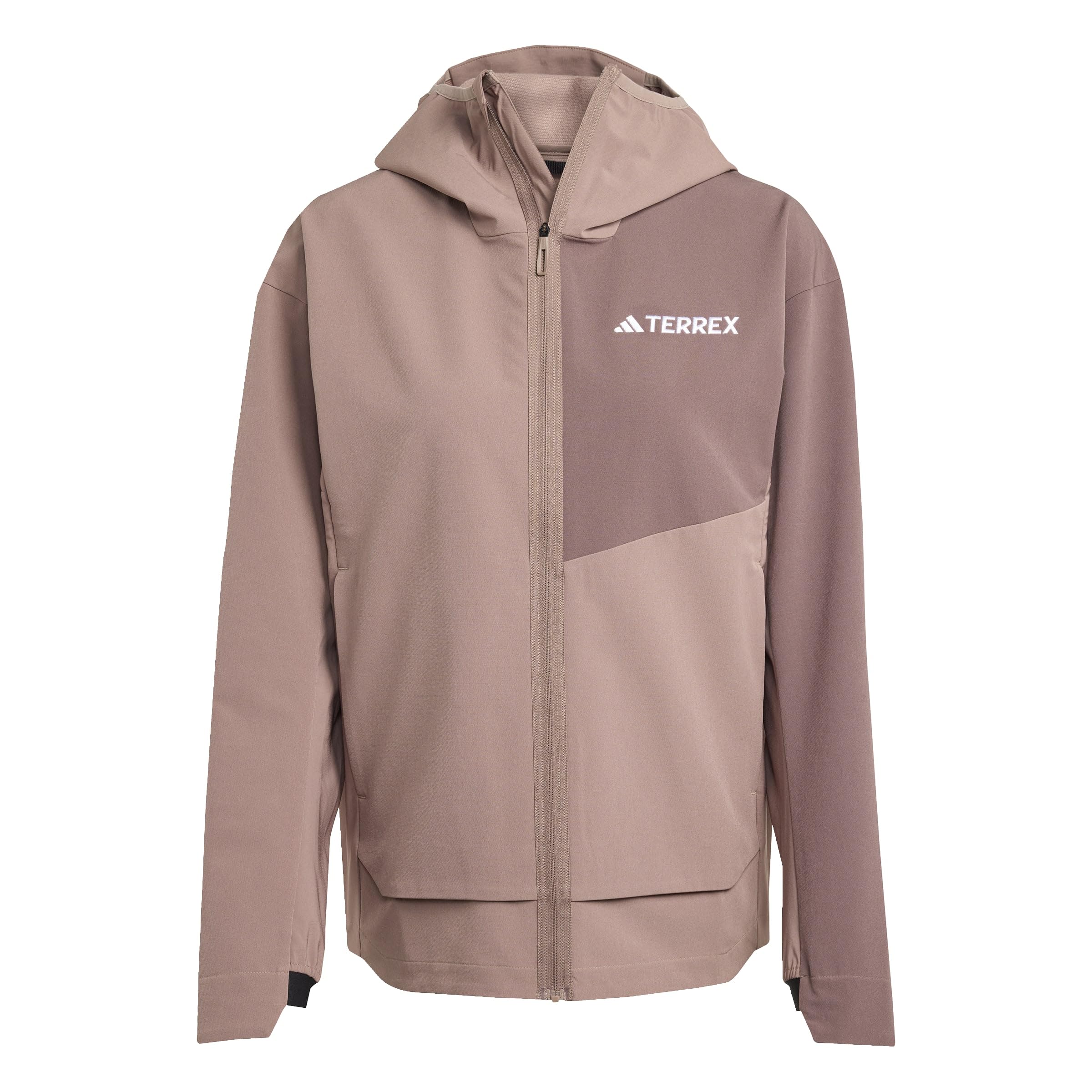 adidas Women's Terrex Multi Soft shell Jacket, trace brown, S