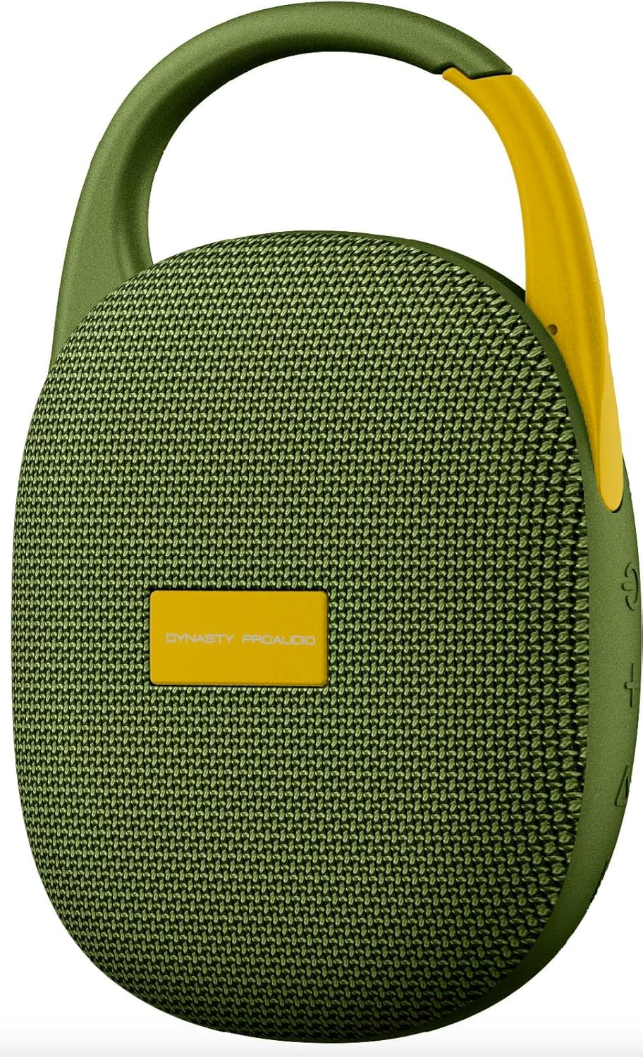 DYNASTY PROAUDIO SB-POD Ultra-Portable Bluetooth Speaker with LED Ambient Lights, IPX7 Waterproof & Dustproof, Blueotooth 5.3, HD Sound, Punch Bass, Integrated Carabiner, Stereo Pairing (Green)