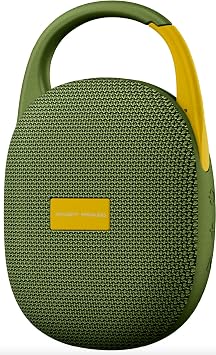 DYNASTY PROAUDIO SB-POD Ultra-Portable Bluetooth Speaker with LED Ambient Lights, IPX7 Waterproof & Dustproof, Blueotooth 5.3, HD Sound, Punch Bass, Integrated Carabiner, Stereo Pairing Green